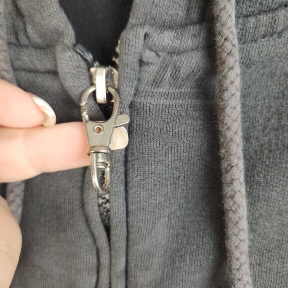 Tapout Y2K Full Zip Hoodie Sweatshirt Mens 5X MPS Tattoo MMA Gothic GREAT FADE - Picture 9 of 14